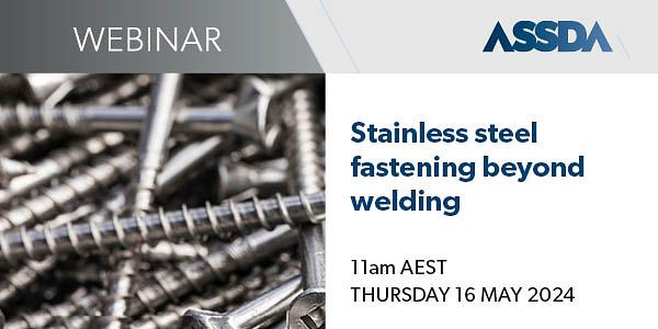 WEBINAR | Stainless steel fastening beyond welding logo